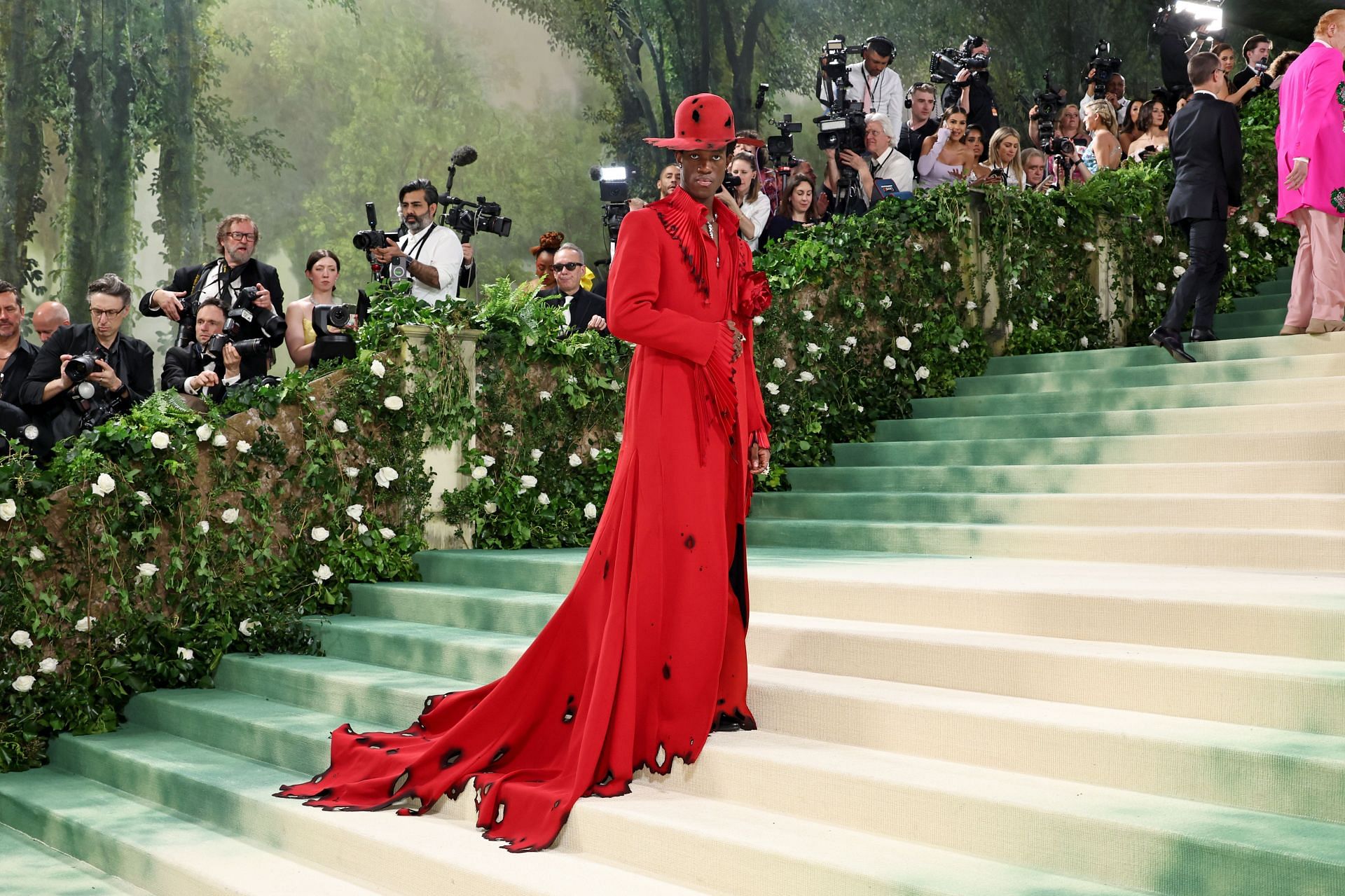 Wisdom Kaye at the 2024 Met Gala Celebrating "Sleeping Beauties: Reawakening Fashion" (Image via Getty)